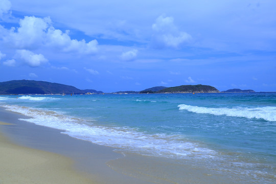 碧海蓝天沙滩