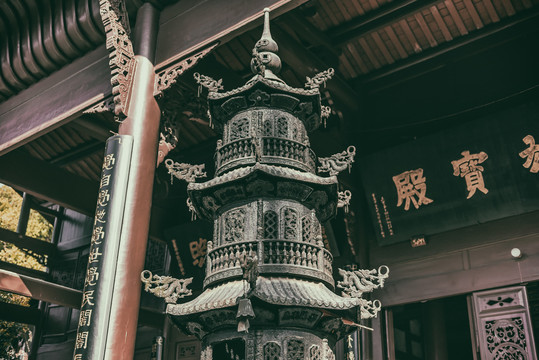 重庆南山佛教寺庙涂山寺风光