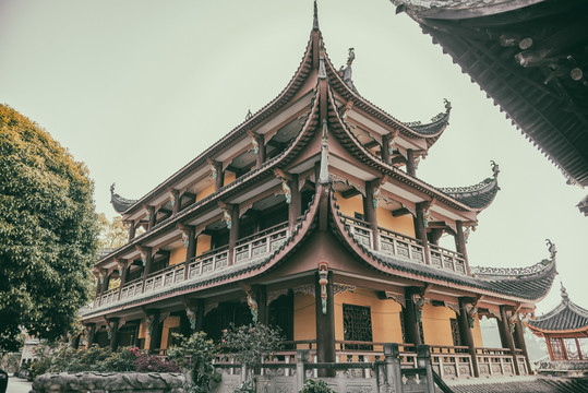 重庆南山佛教寺庙涂山寺风光