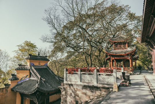 重庆南山佛教寺庙涂山寺风光