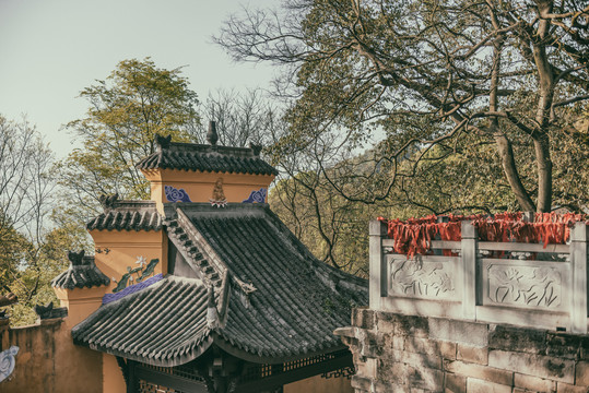 重庆南山佛教寺庙涂山寺风光