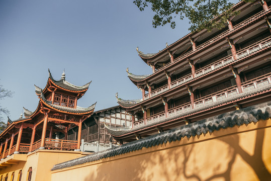 重庆南山佛教寺庙涂山寺风光