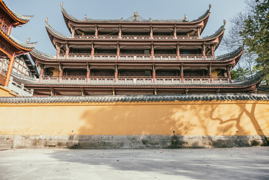 重庆南山佛教寺庙涂山寺风光