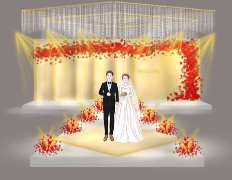 婚禮效果圖