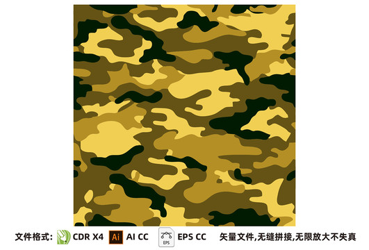 迷彩無縫拼接
