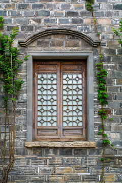 传统木窗