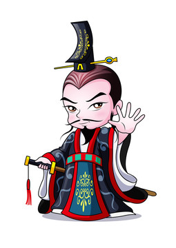 漢武帝卡通設計