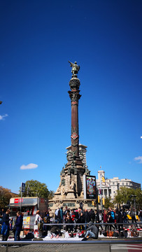 哥伦布雕塑
