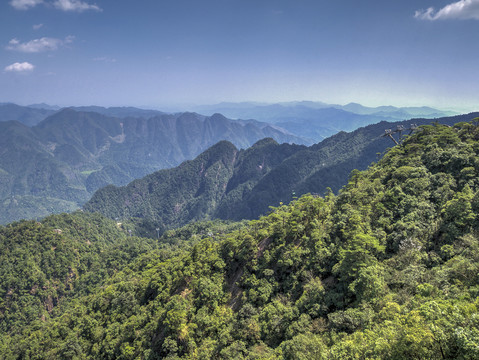 江西三清山层峦叠嶂