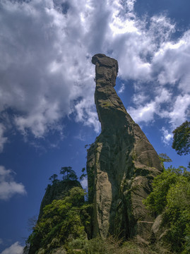 江西三清山巨蟒出山