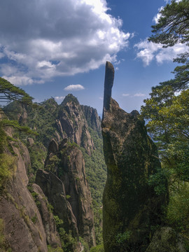 江西三清山仙人指道