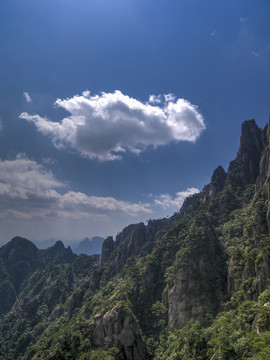 江西三清山西海岸山脉风光