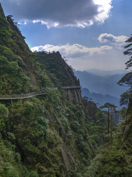 江西三清山南海岸高空栈道