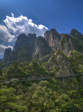 江西三清山层峦叠嶂