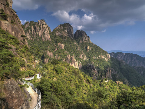 江西三清山阳光海岸栈道