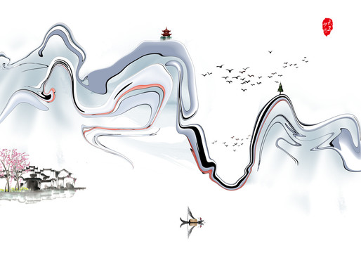 現(xiàn)代山水畫