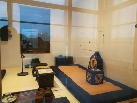 韩国古典室内褥垫坐垫书案