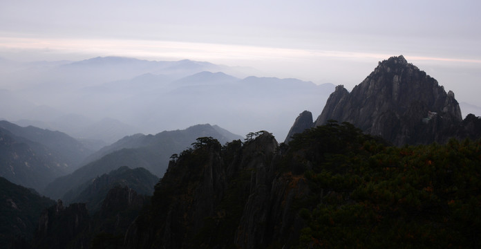 水墨黄山