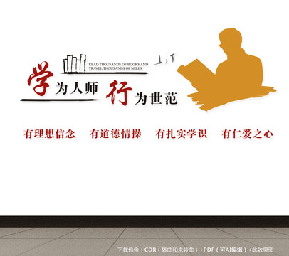教師文化墻四有教師