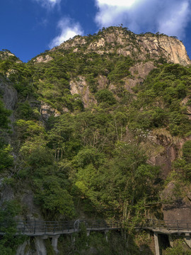 江西三清山山峰栈道