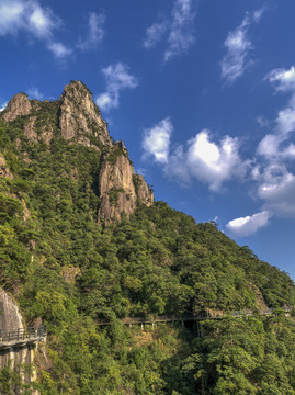 江西三清山山峰栈道