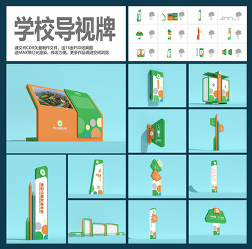 學(xué)校導(dǎo)視牌