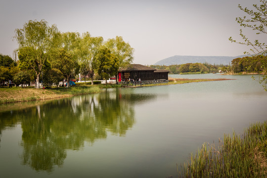 尚湖风景区湖景