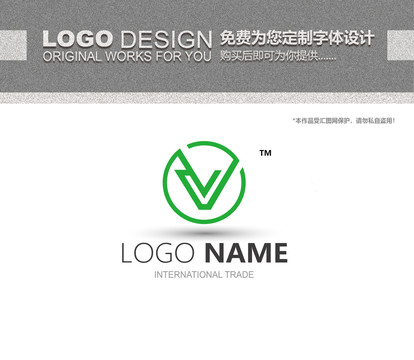 V字母logo