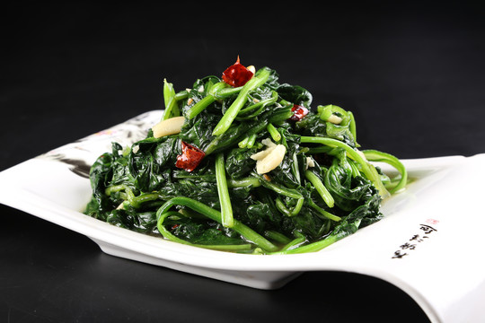 蒜炒青菜