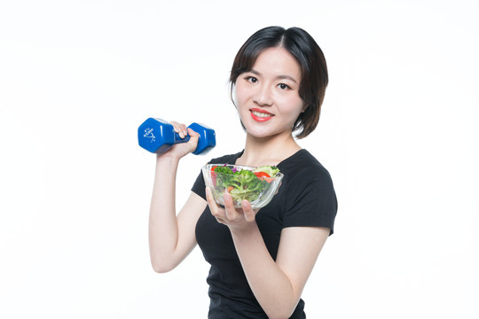 健康素食沙拉攝影圖片