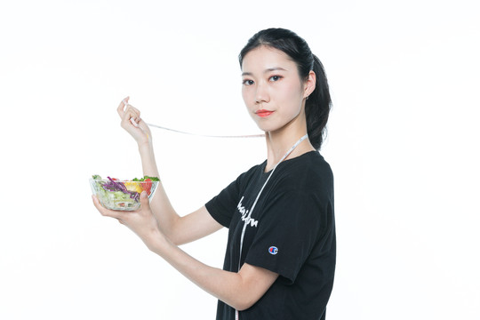 健康饮食女性图片