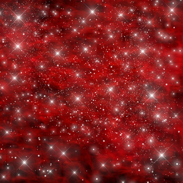 夢幻璀璨的星空圖