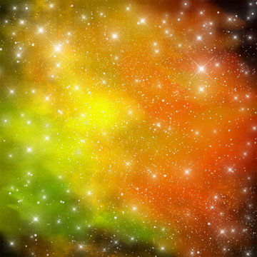 夢(mèng)幻璀璨的星空?qǐng)D