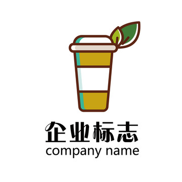 卡通饮料标志logo设计