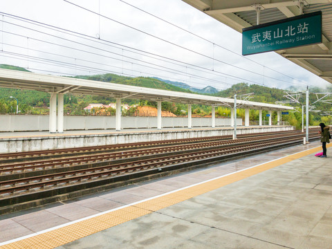 福建武夷山北站站台