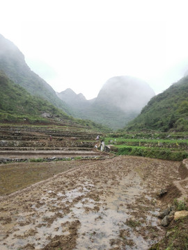 云南山水田园风光