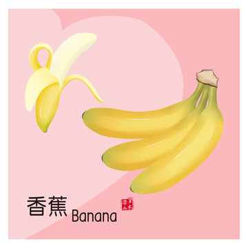 手繪香蕉