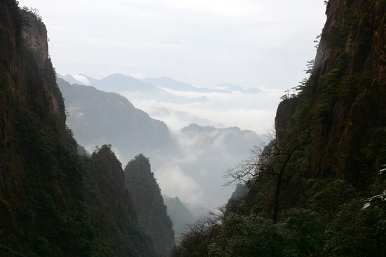 水墨黄山