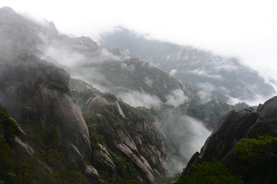 水墨黄山