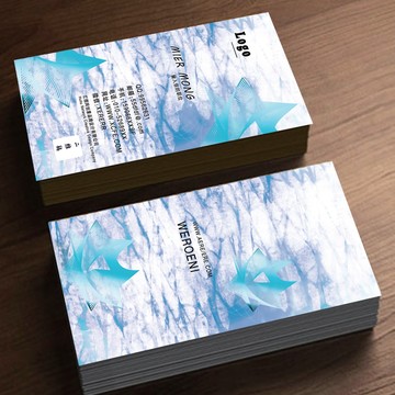 家居裝飾動(dòng)感線條送水服務(wù)名片