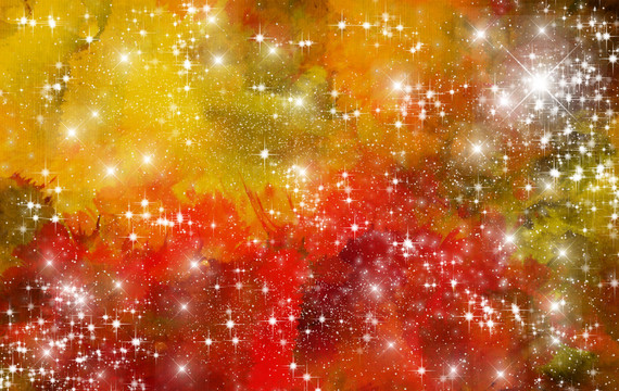 高清璀璨星空?qǐng)D