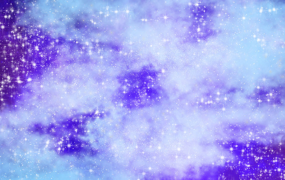 高清唯美的星空裝飾畫