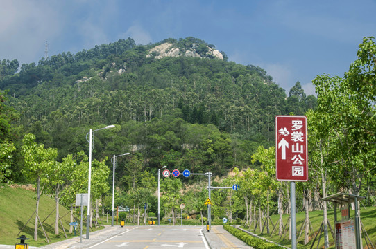 晋江罗裳山公园风景