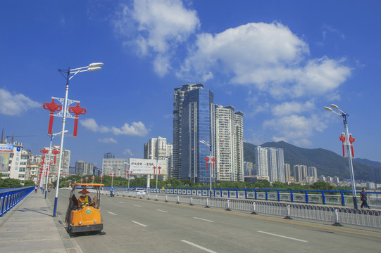 安溪城区道路风光