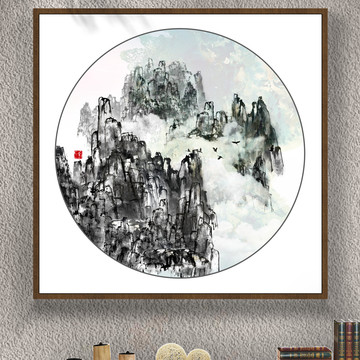 中式山水畫(huà)