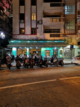 澳门餐饮夜市