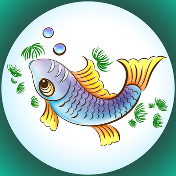 手繪一條魚