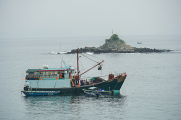 大鹏湾海景 渔港