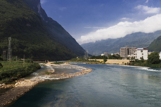 山水田园美景