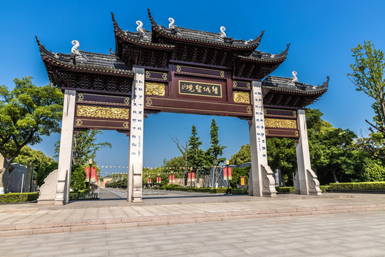 苏州阳澄湖重元寺风景